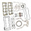 Car Engine Gasket Kit Gasket Set for Engine LS1 5