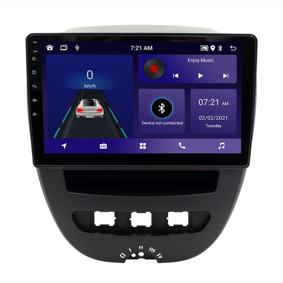 2.5Din 10.1 Inch Car Radio Carplay Android Gps Navigation Screen 4711841444880