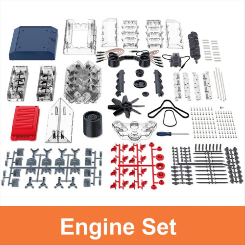 DIY V8 Engine Model Assembly Kit Eight Cylinder Engine Model Building 2