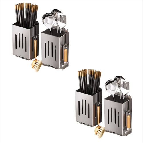 Køkken spisepindeholder multifunktionel bestikholder, C