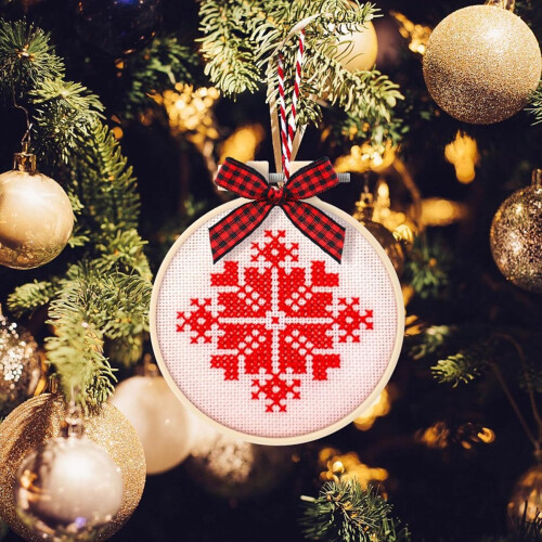 25 stk. julebroderikit DIY julepyntkit 2