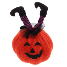 5 Halloween Hexenfuß Kürbis Puppe Gastgeschenk Tischdekoration