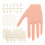 Ensemble De Main De Pratique Pour Ongles Acryliques Flexible 9
