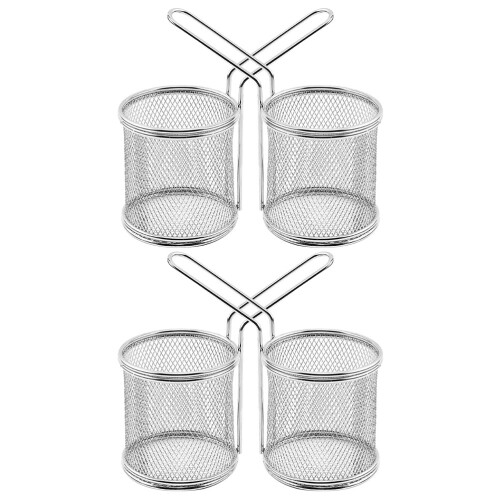 4 Unidades Cesta Reutilizável Para De