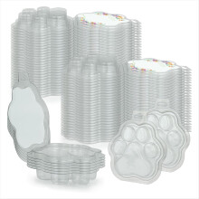 100 stuks wasmelts, Cat'S transparante lege plastic