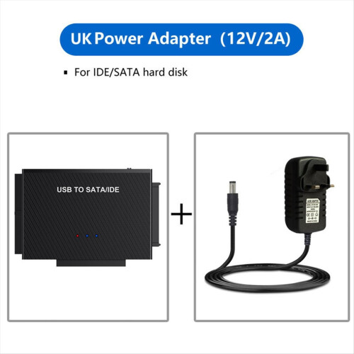 Adaptér USB 3.0 na / IDE Adaptér pro pevný disk, zástrčka UK 2