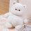 Kitten Superzachte, rustgevende, slapende dierenpop Wit 6