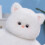 Boneca de gatinho super macia e relaxante, preta 7