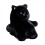 Boneca de gatinho super macia e relaxante, preta 2
