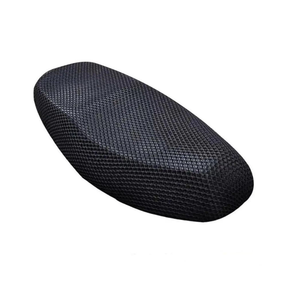 3D Mesh Motorcycle Seat Cover Anti-Slip Seat Cushion For Scooter, Moped, Motorbike - Breathable Summer Pad Black 9084446556780