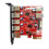 PCI-E til Type-C (2), Type-A (5) USB 3.0 PCI Express-udvidelseskort 1