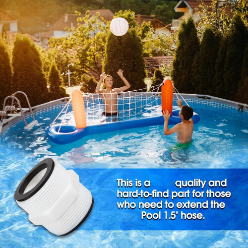 Conector furtun piscină cu etanșare inelară 1