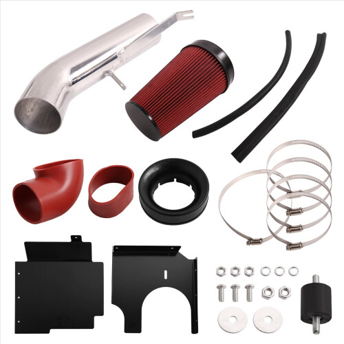 Kit de entrada de ar de 4 polegadas e proteção térmica para / V8 vermelho