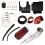 Kit de entrada de ar de 4 polegadas e proteção térmica para / V8 vermelho 3