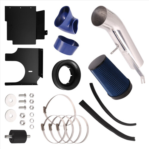 Kit de entrada de ar de 4 polegadas e proteção térmica para / V8 Azul 1