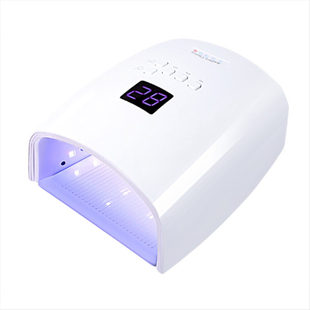 Rechargeable UV LED Nail Lamp 66W Lamp for Manicure EU PLUG,A