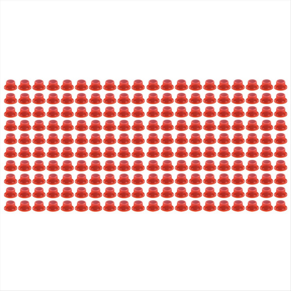 Faucet Leak-Proof Sealing Gasket Pipe Gasket Transparent Red 100Pcs 4711841455947