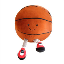 Plyšová bábika s nohami, hračky pre bábiky, karta, láska, plyšový vankúš, basketbal