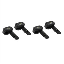 4 stk. universal svart vindusviskerstativ for bil