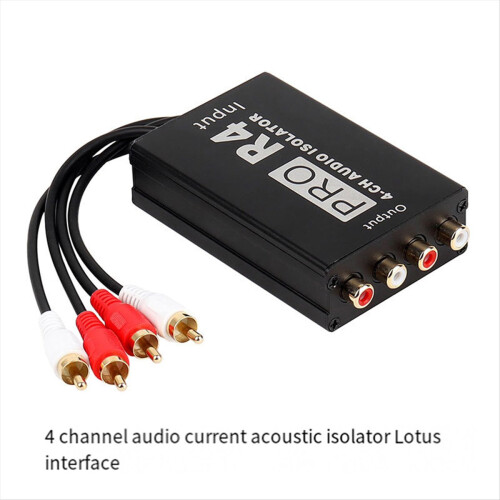 4CH Audio Støjreducer Lydisolator til Bilstereo Modifikation 1
