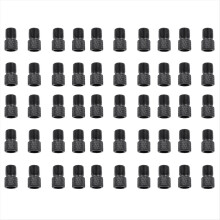 Adaptateur de valve de vélo en alliage d'aluminium, accessoires de vélo noirs
