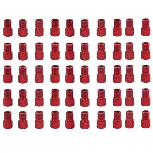 Aluminiumlegering Fietsventieladapter, Fietsaccessoires Rood