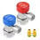 R134A H/L Auto Bil Lynkoblingsstik Messing Adapter 1