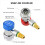 R134A H/L Auto Bil Lynkoblingsstik Messing Adapter 4