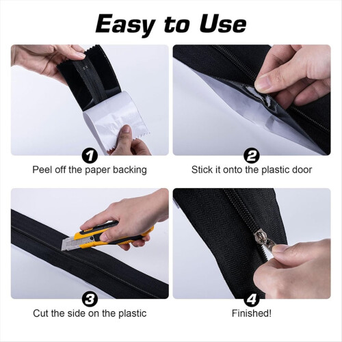Odlepovací zips, 7FT odolný samolepiaci zips 1