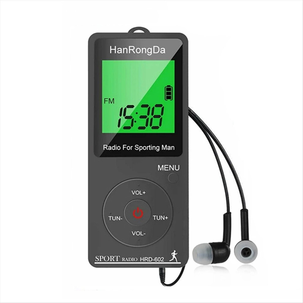 Portable Am Fm Mini Radio With Pedometer Headphones 4711841479615