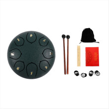 Tongtrommel, regentrommel, 6 inch, 8 noten voor muziektherapie