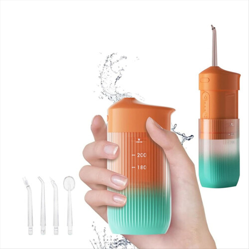 Portatile per denti Mini piccolo arancione 1