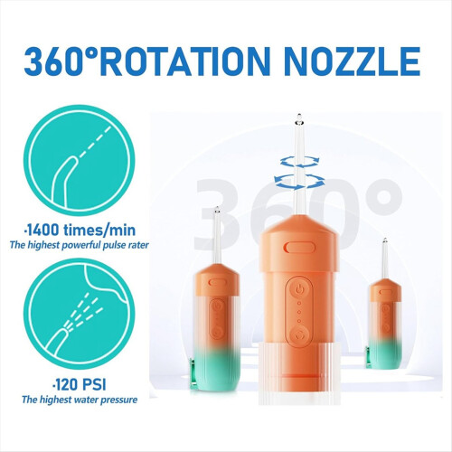 Portatile per denti Mini piccolo arancione 2