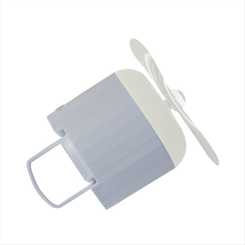 Campingventilator Lys Genopladelig Ventilator USB-drevet Ventilator med Lys A