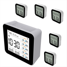 2C012, Detector de calitate a aerului Tuya WIFI 13 în 1 CO2 (cu 5 unități slave)