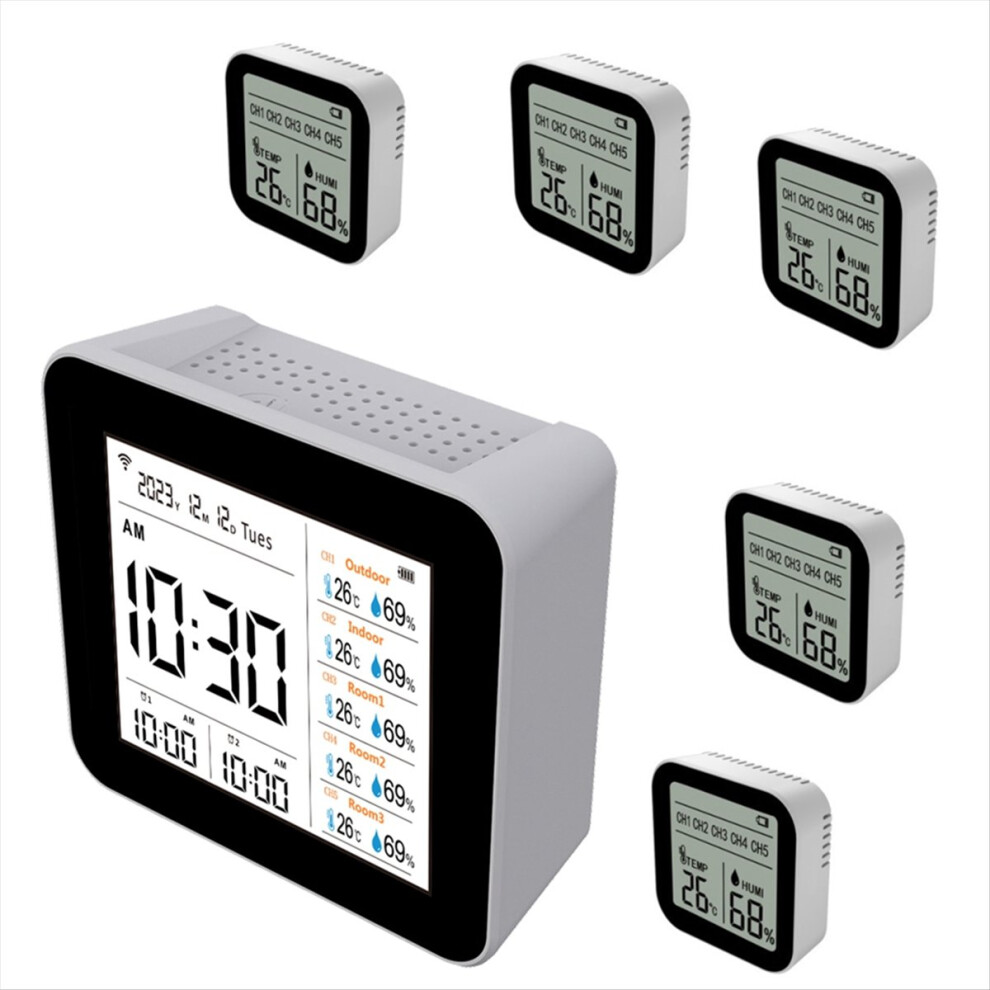 2C012,13 In 1 Tuya Wifi Air Quality Detector Co2 (With 5 Slave Units) 4714188479928