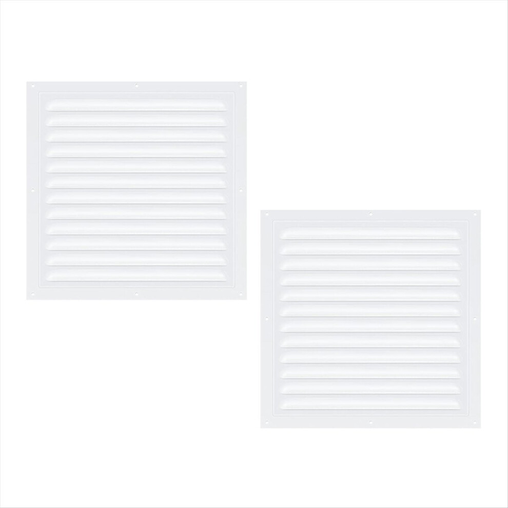 2Pcs Attic Vents Gable Vents Aluminum Wall Vent With Screen Mesh 4711841482899