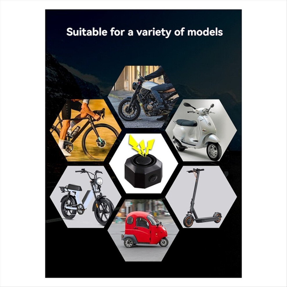 Bicycle Alarm System Rechargeable, Anti-Theft, With Remote Control 4714188449587