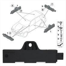 Șablon antenă de intrare fără cheie pentru mașină 65209220832 pentru B48