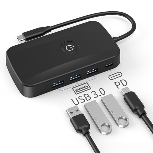 Ασύρματη συσκευή εκτόξευσης οθόνης USB 3.0 για τηλέφωνο, υπολογιστή, PD100W 1