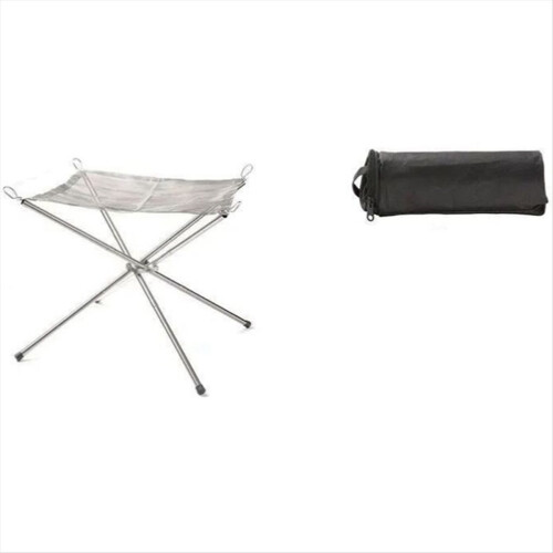 Outdoor camping bonfire rack burning rack barbecue grid Medium 1
