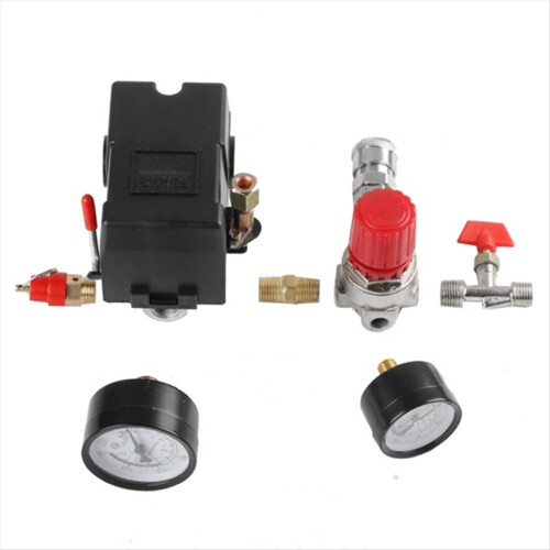 Luftkompressor trykafbryder, ventilstyringsregulatorer måler 2