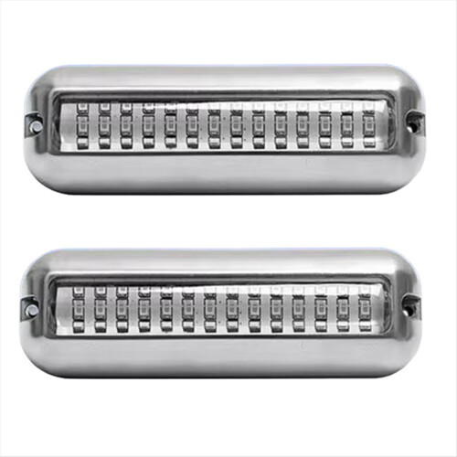 2 stk. 42LED yacht undervannslys rustfritt stål båtlampe 2