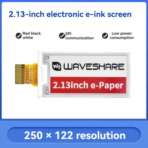 2.13 Inch Ink Screen 250x122pixel SPI Eink Raw Display 1
