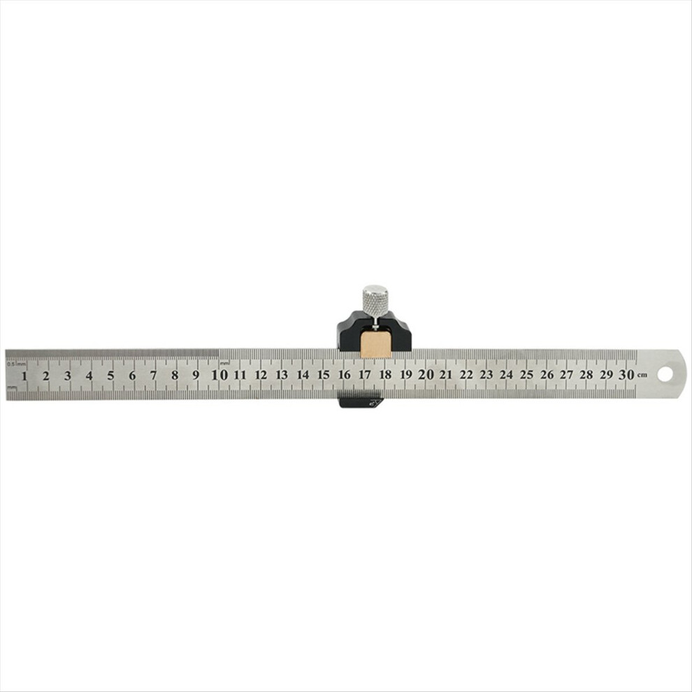Steel Ruler Positioning Block Gauge 45Degree Angle Line Marking Gauge 4714188471557
