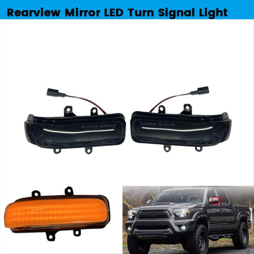 1 par de luz de seta LED para espelho retrovisor para 2008-13 A 1