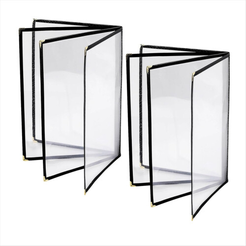 Capas de cardápio 8,5 x 11 polegadas Suporte para cardápio de restaurante