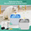 Erstatningsfiltersvamper for 84oz/2,5L 8 stk. 4