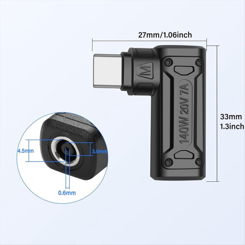 PD 140W DC - C típusú töltőadapter (M) 1