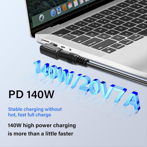 PD 140W DC - C típusú töltőadapter telefonhoz, táblagéphez, laptophoz 1